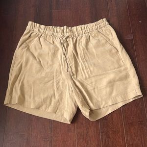 Old Navy Khaki Paper Bag Shorts